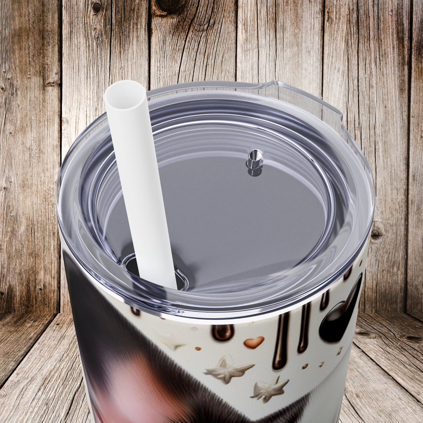 BAXTER-Skinny Tumbler with Straw, 20oz