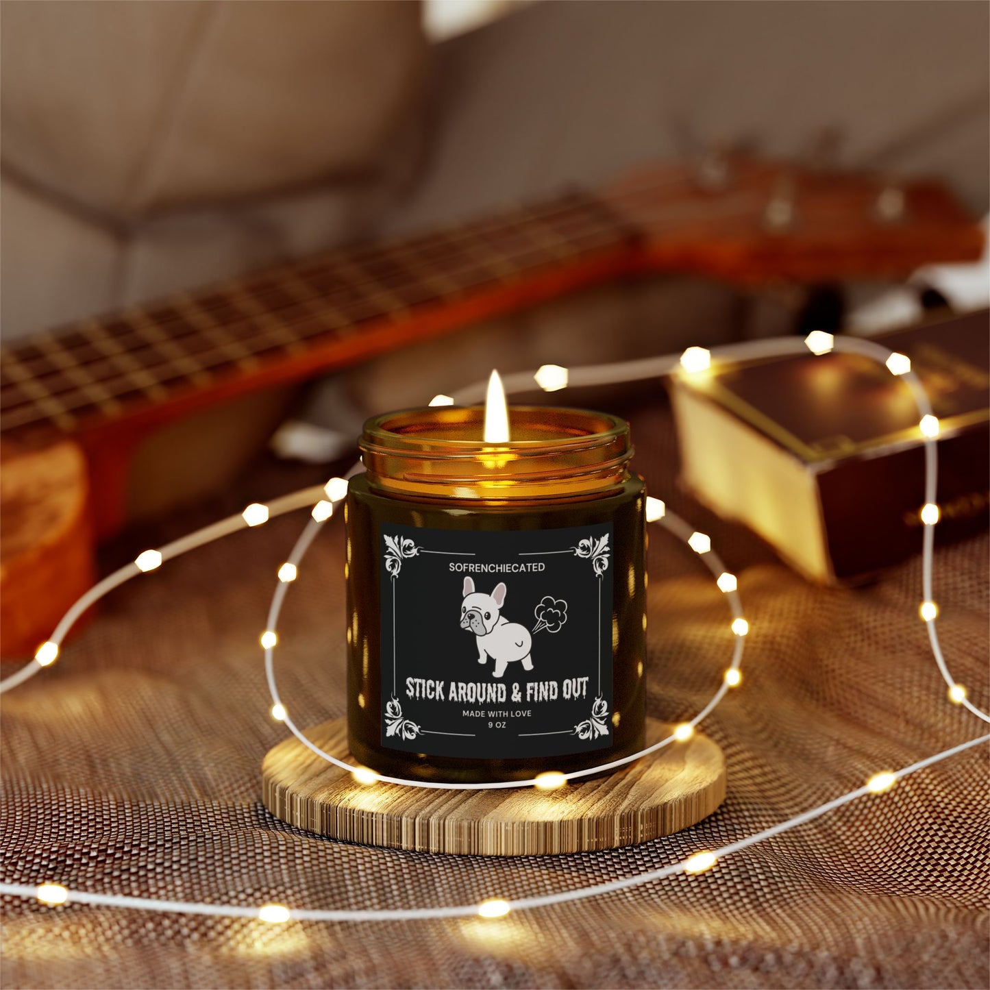 Stick Around And Find Out Scented Candles Wax (9oz)