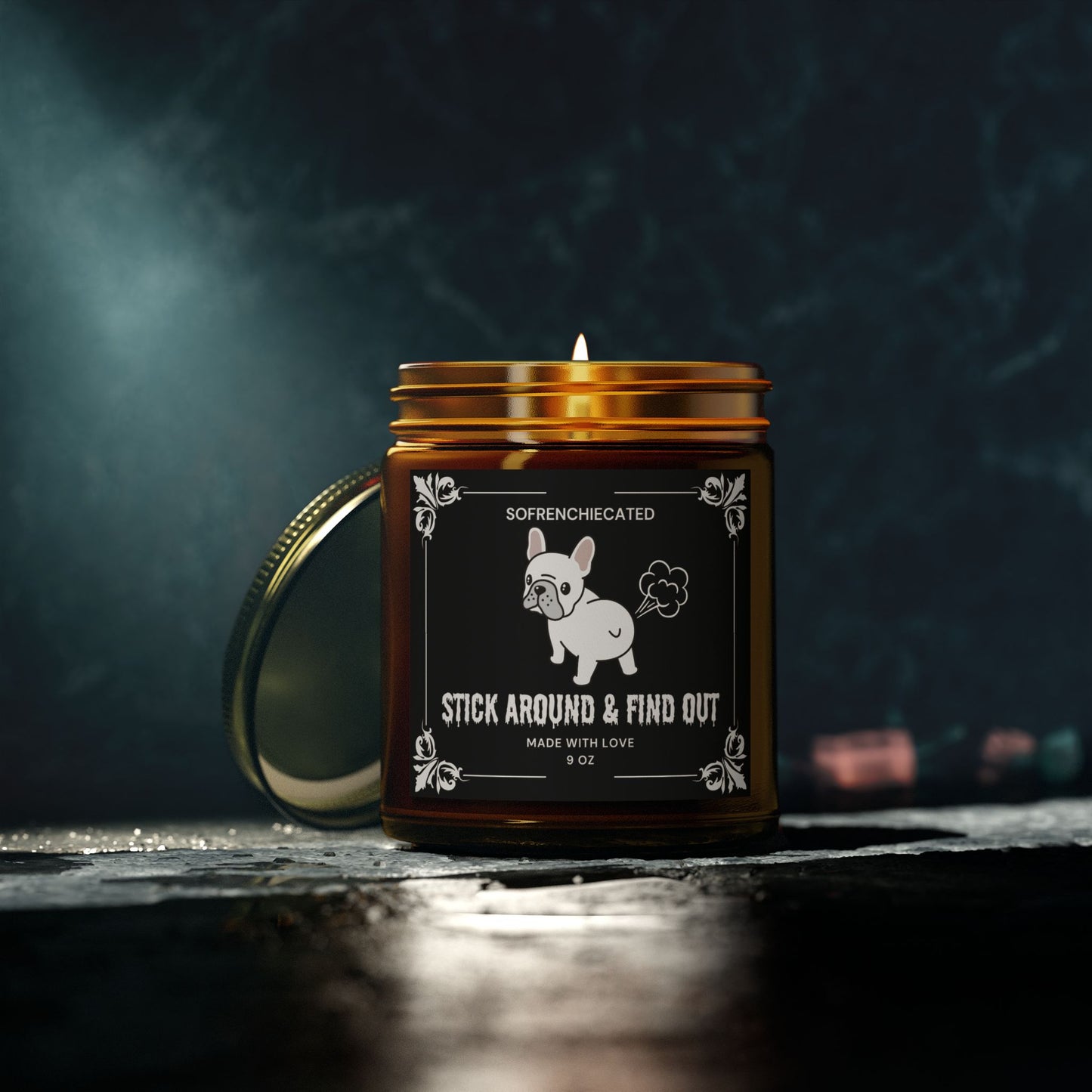Stick Around And Find Out Scented Candles Wax (9oz)