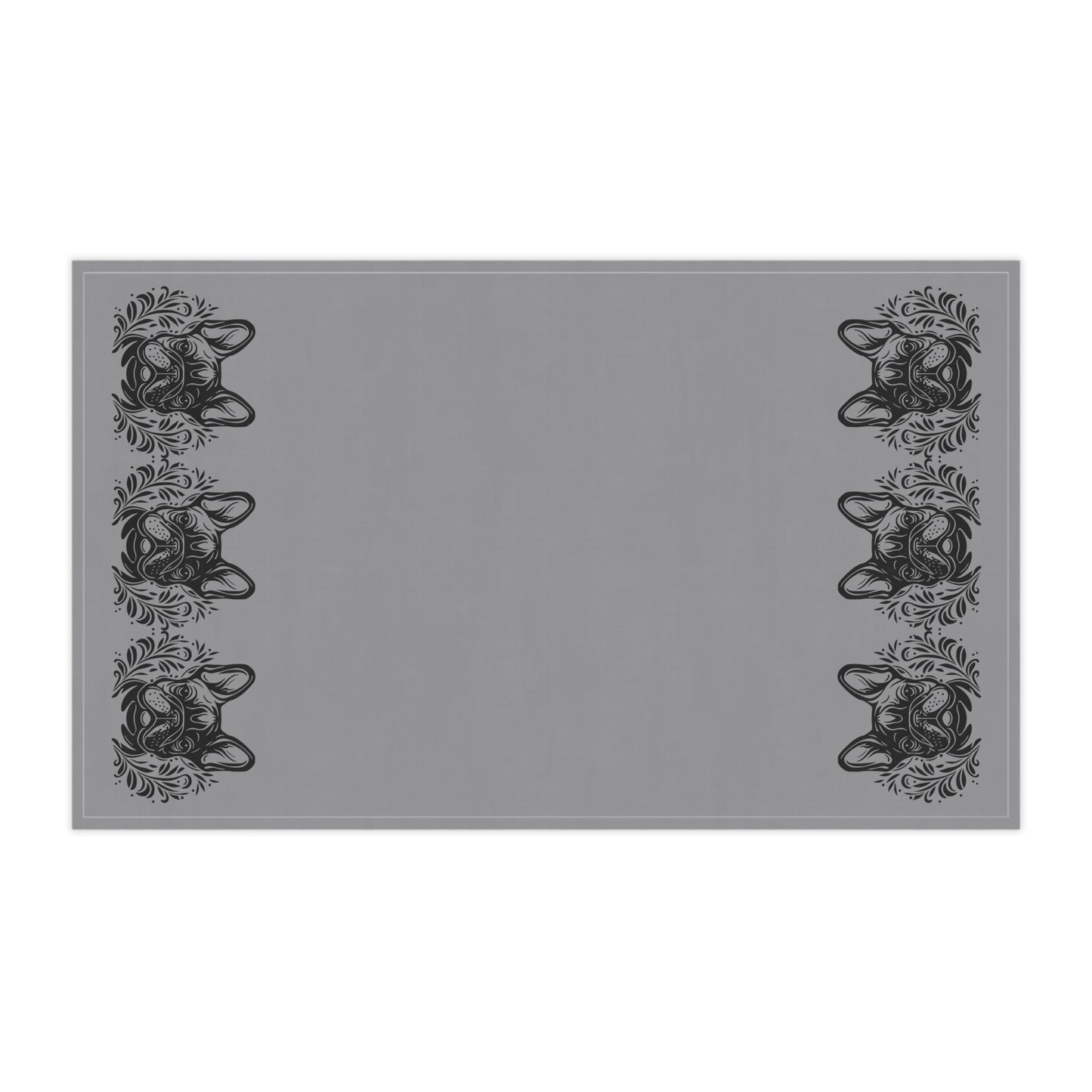 Frenchie Silhouette-Hand Towel