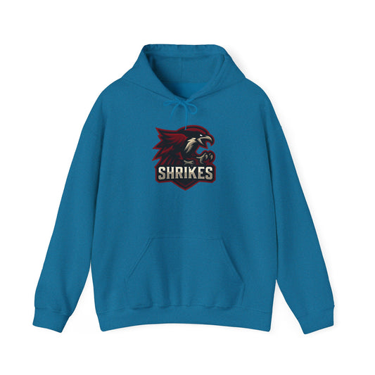 Shrikes Unisex Sports Team Hoodie, Casual Wear for Fans, Personalized Sweatshirt, College Spirit Gear, Gift for Athletes, Sports Apparel