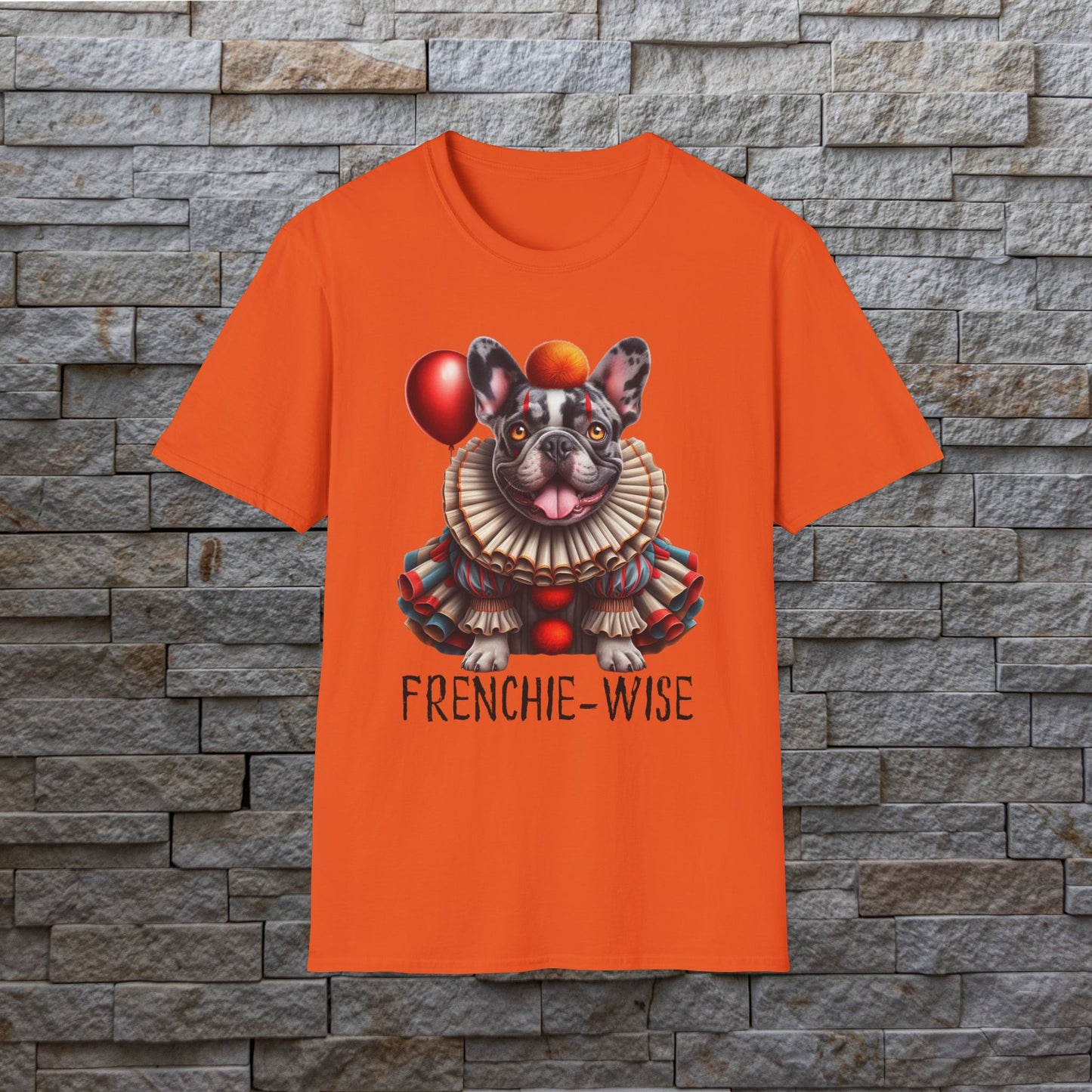 Frenchie-Wise Unisex Softstyle T-Shirt