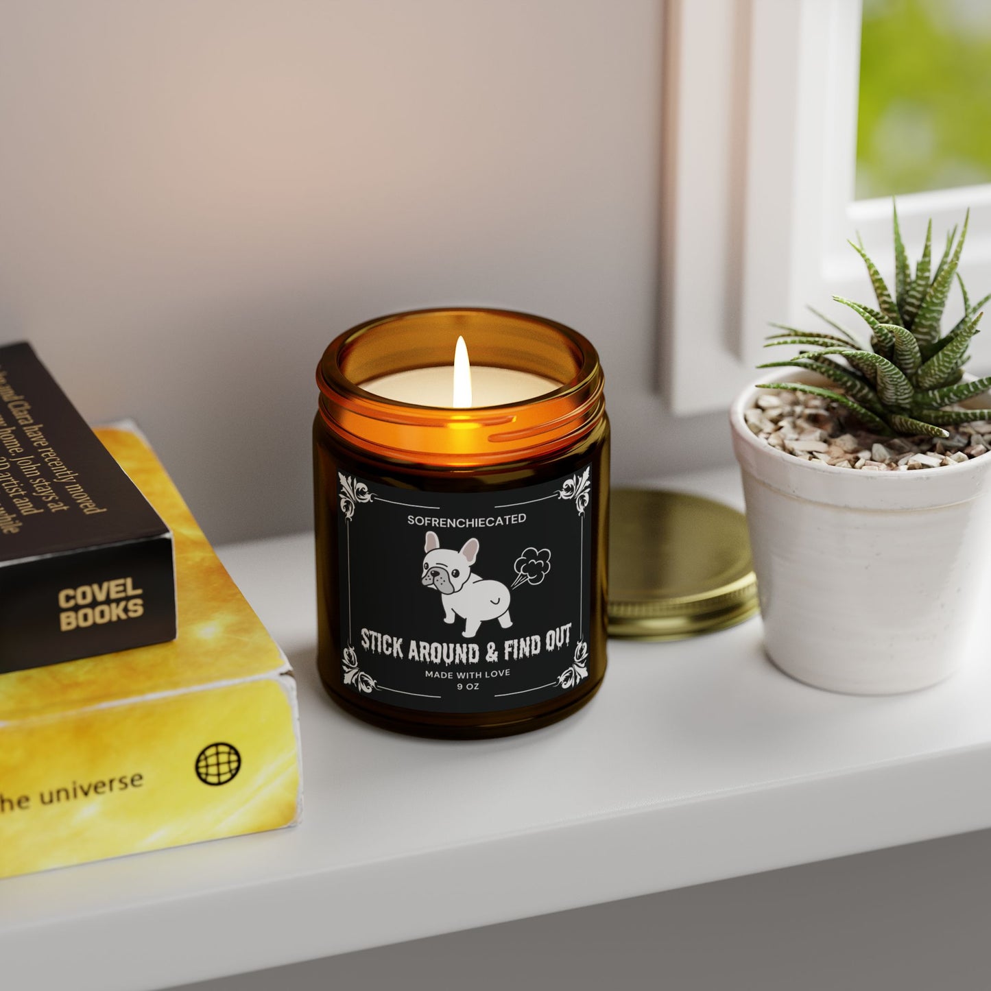 Stick Around And Find Out Scented Candles Wax (9oz)