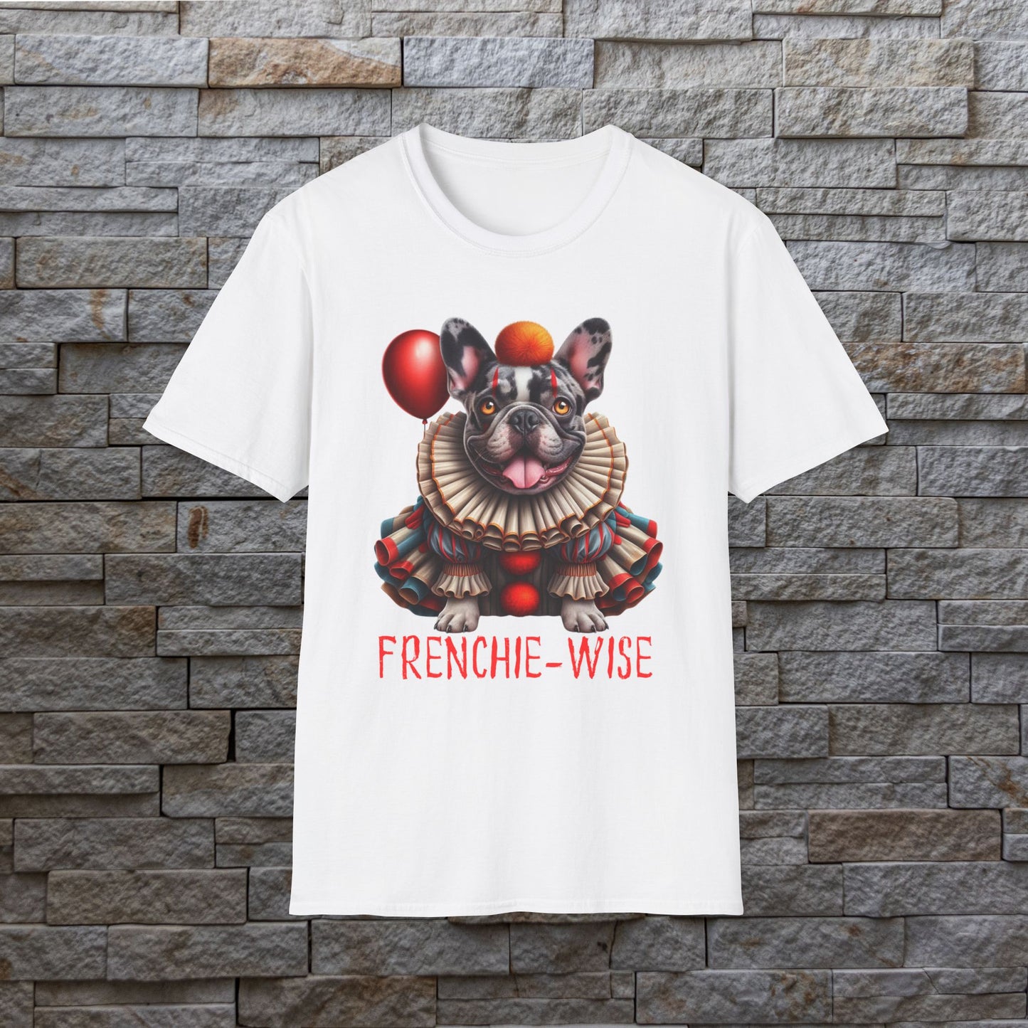 Frenchie-Wise Unisex Softstyle T-Shirt